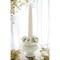 Ceramic Magnolia Flower Pedestal Candle Holder (Candle NOT Included) Home Décor